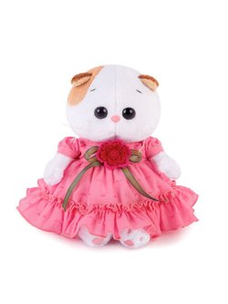 Мягкая игрушка Ли-Ли Baby в платье с вязаным цветочком 20см, в коробке