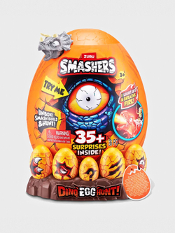 Игровой набор ZURU SMASHERS Dino Egg Hunt Серый