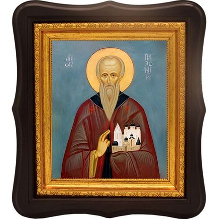 Пахомий Нерехтский, Сыпановский, Костромской преподобный. Икона на холсте.