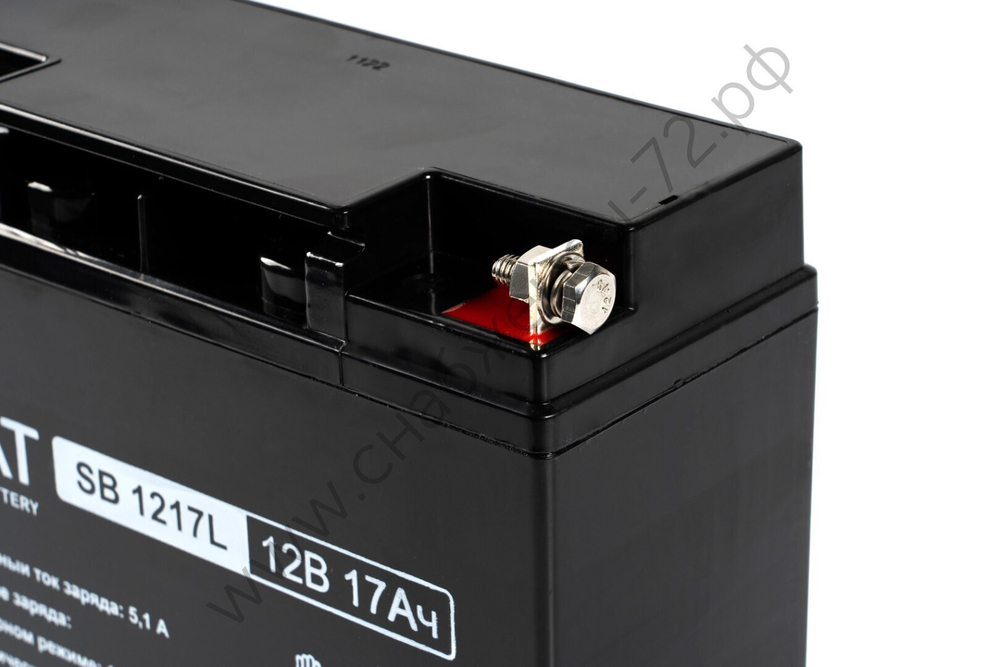 SKAT SB 1217L АКБ свинцово-кислотная тип AGM 12V 17Ач Iзар.5,1А, клеммы под болт М5