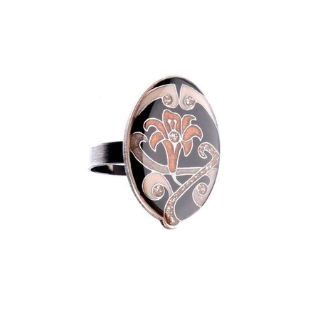 Кольцо Clara Bijoux Лилия K77366 BR/BW