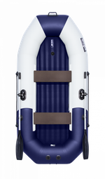 Таймень N 270 НД серый-синий надувное дно (лодка пвх)
