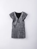 Платье с крылышками "Металлик"