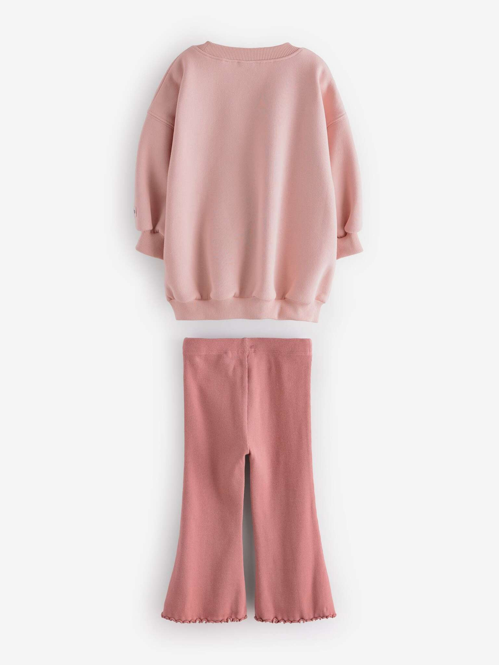 Толстовка и легинсы-клеш в комплекте для девочки Next B12-431, Розовый