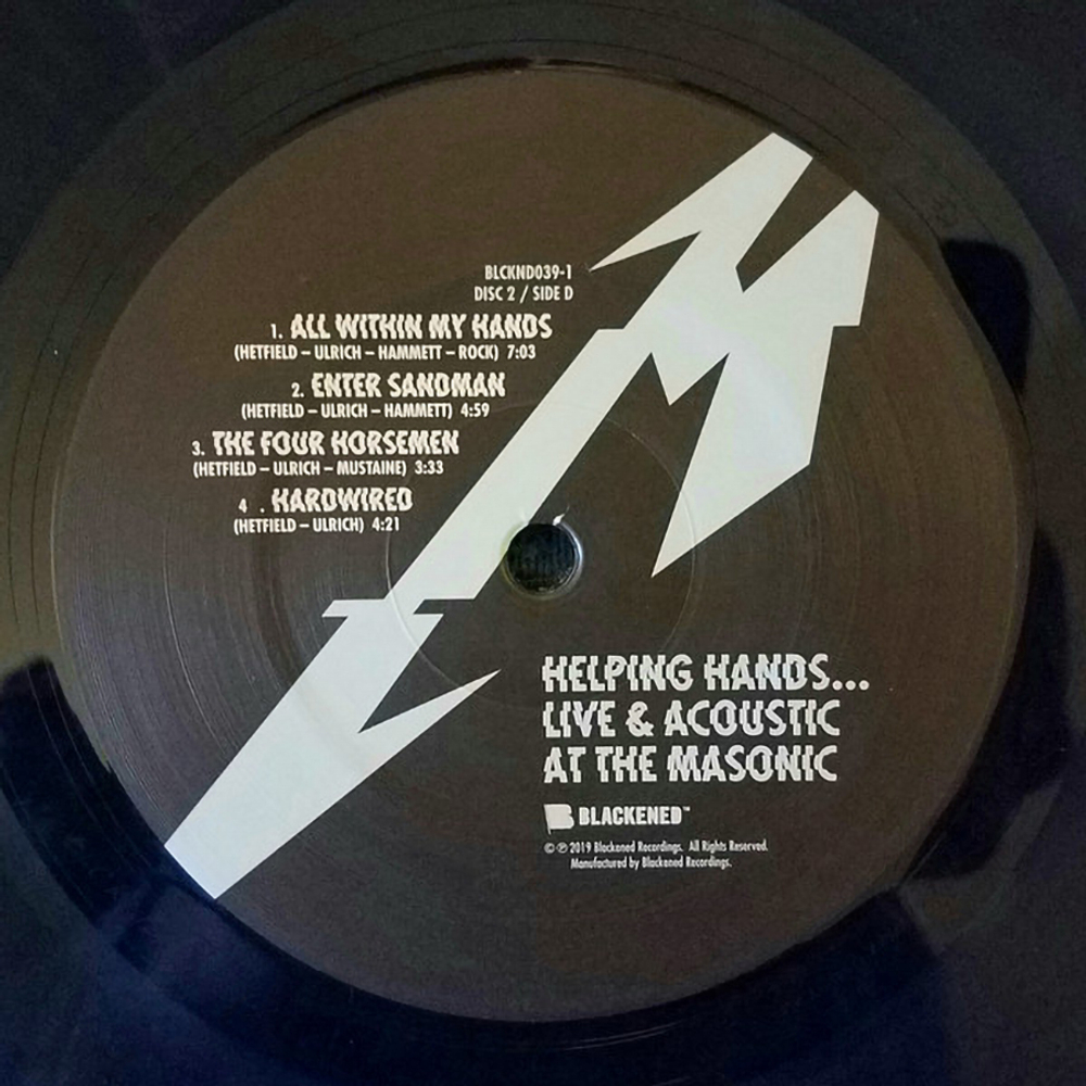 Metallica / Helping Hands... Live & Acoustic At The Masonic (2LP)