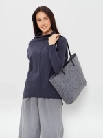 Лонгслив оверсайз графит