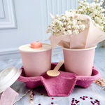 Гипсофила и торт в стакане Маме