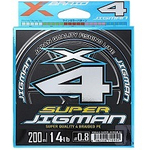 Шнур YGK X-Braid Super Jigman X4 200м Multicolor #1.2  0.185мм 9.0кг 1шт