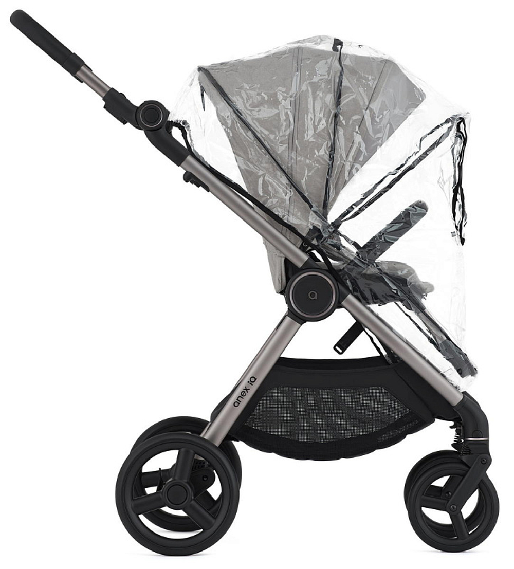 Детская коляска Anex IQ Premium NT x Avionaut Cosmo 3 в 1 iq-19 Silv_/SS-06 Black