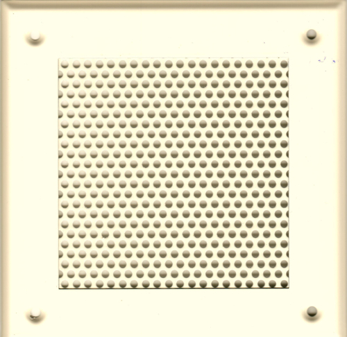 Решётка 150*150 слоновая кость, кружок