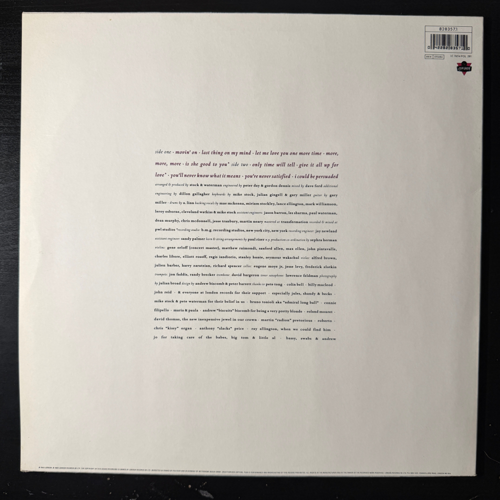 Bananarama ‎– Please Yourself (Европа 1993г.)