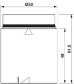 1018261 - PSD-S 50 OE LED RD - Оптический элемент