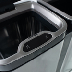 Ведро для раздельного сбора мусора, сенсорное, 2 емкости, Foodatlas JAH-8522, 50л (25+25)