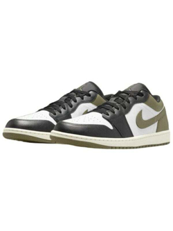 Кроссовки Jordan 1 Low Black Toe Medium Olive