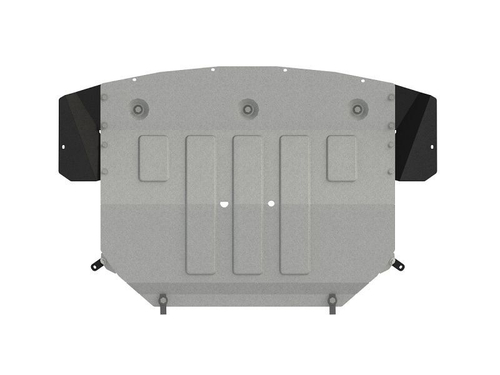 Защита картера двигателя, КПП (4 мм, алюминий) для Mercedes Sprinter 2018- (V - 2.1d AT FWD) Sheriff.13.4468