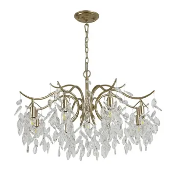 Подвесная люстра 9*E14 3003-9P золотой Brillo Favourite