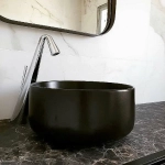 Раковина накладная Artceram Cognac 42 COL001 17 00 Nero Matt