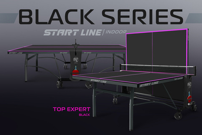 Стол теннисный Top Expert Black