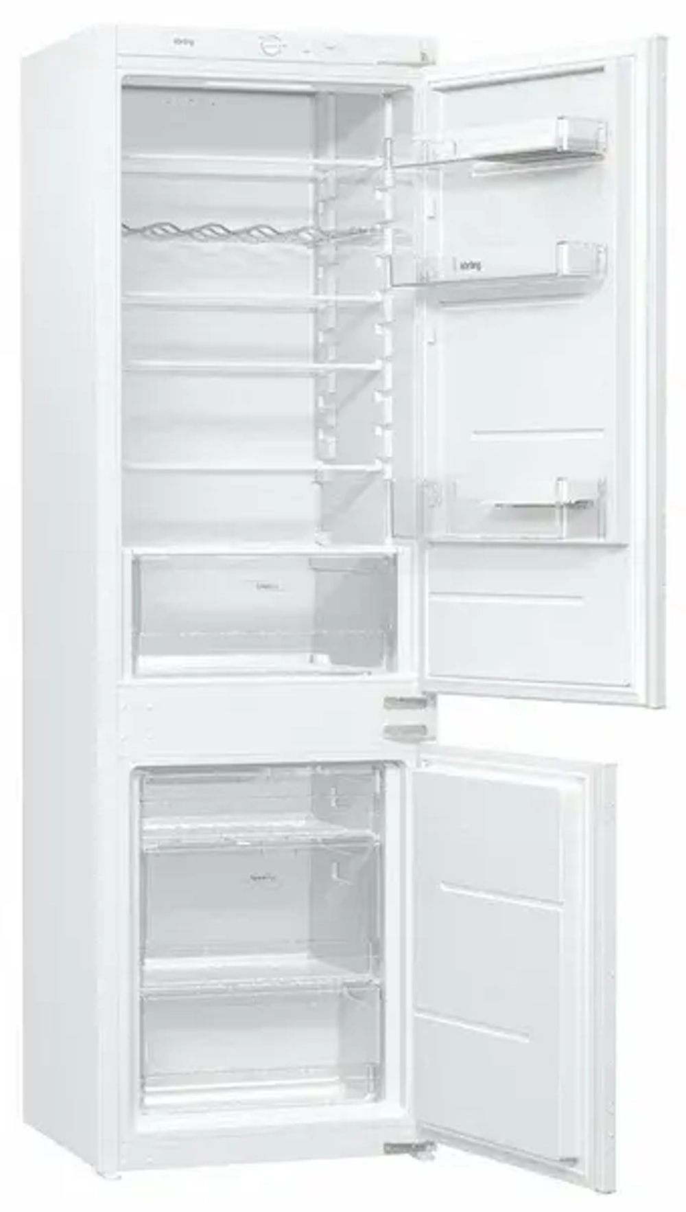 Встраиваемый двухкамерный холодильник Korting KSI 17860 CFL (q)