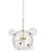 Подвесной светодиодный светильник Lumina Deco Neroni LDP 6016-5+1 GD