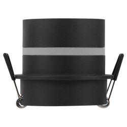 Светильник встраиваемый декоративный ЭРА DK93 BK под лампу MR16 GU5.3 черный