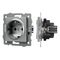 Механизм электрической розетки SCT-MEU1-PL-GR-V (250V, 16A) Arlight 049816