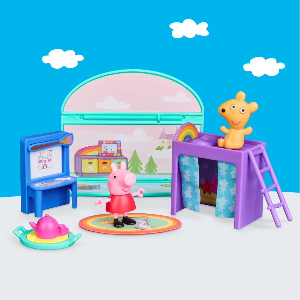 Hasbro G2834 — Игровой набор спальня Пеппы с фигуркой Свинка Пеппа G2834 — фото 5