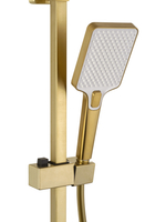 Душевая система WONZON & WOGHAND CUBE, Брашированное золото (WW-88739016-BG)