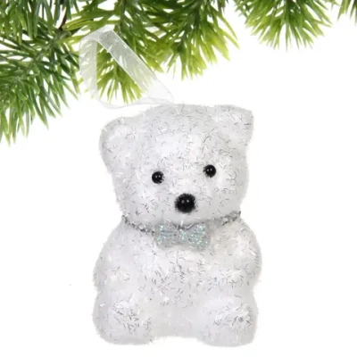 Подвеска «Медвежонок Стив», Белый