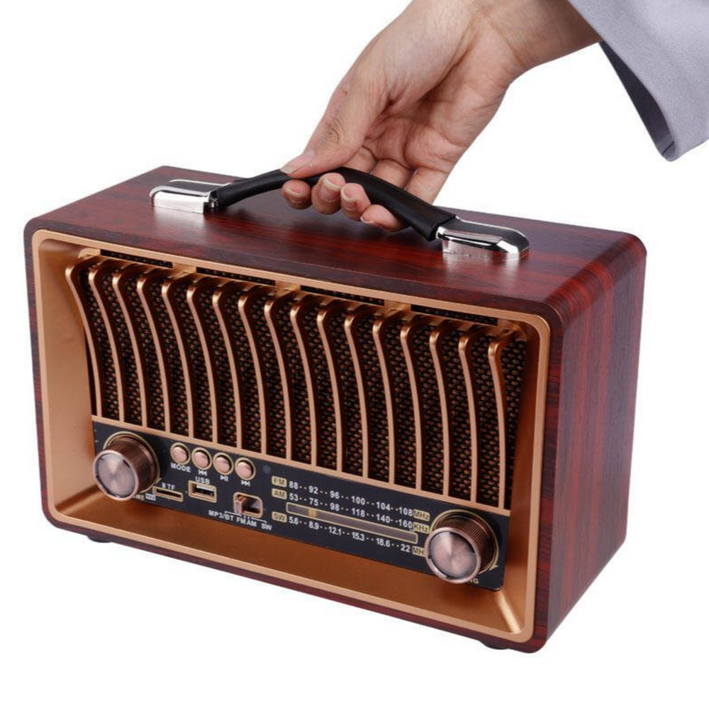 Радиоприемник в ретро стиле + MP3 плеер Raiseng R1918BT