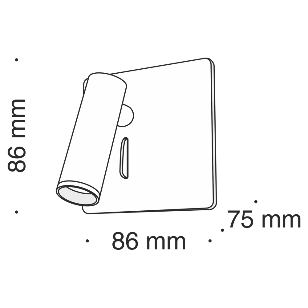 Спот светодиодный Maytoni Mirax C040WL-L3B3K