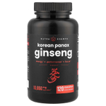 NutraChamps, Корейский женьшень, 120 веганских капсул (532,5 мг каждая)