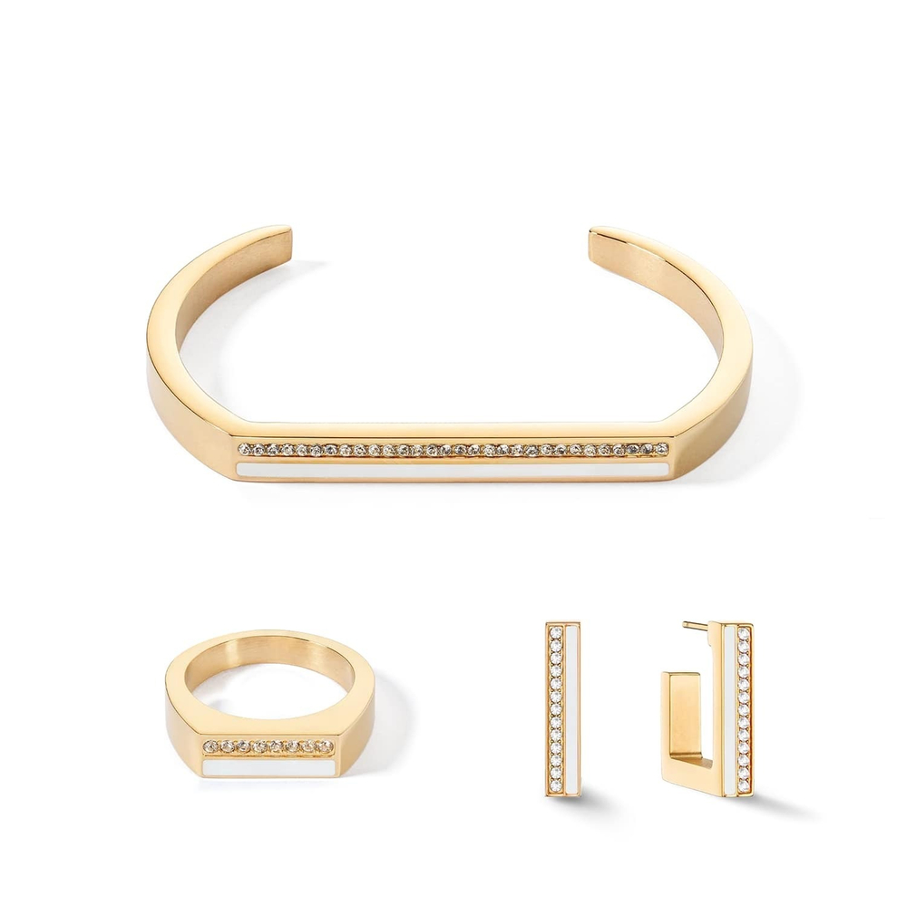 Кольцо Coeur de Lion White-Gold 0133/40-1416 56