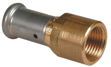 Муфта пресс Henco 26х1" ВР c внутренней резьбой для металлопластиковых труб (18P-2606)