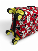 Чехол на чемодан 20", цвет красный/разноцветный, Микки