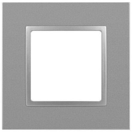 Рамка 1-м Elegance 14-5011-03 Classic алюм. Эра Б0060573