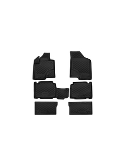 Коврики в салон для HYUNDAI ix 55 2007-, 6 шт. (полиуретан, серые) NLC.20.30.211K