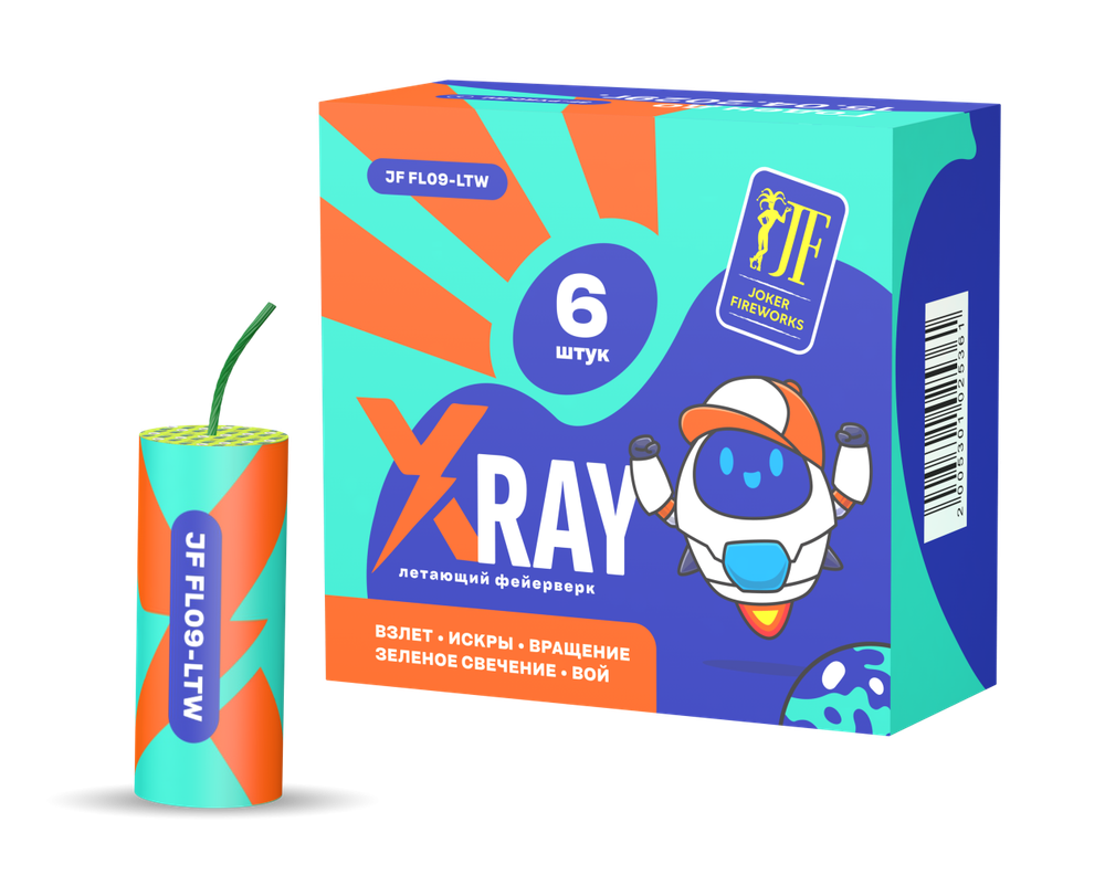 Петарда "X-ray" 6 шт. (упак)