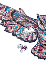 Лесная сова chapa - Деревянные пазлы разной формы, уникальные картины, детали причудливых форм, отдых, шедевр, пазлы с птицами