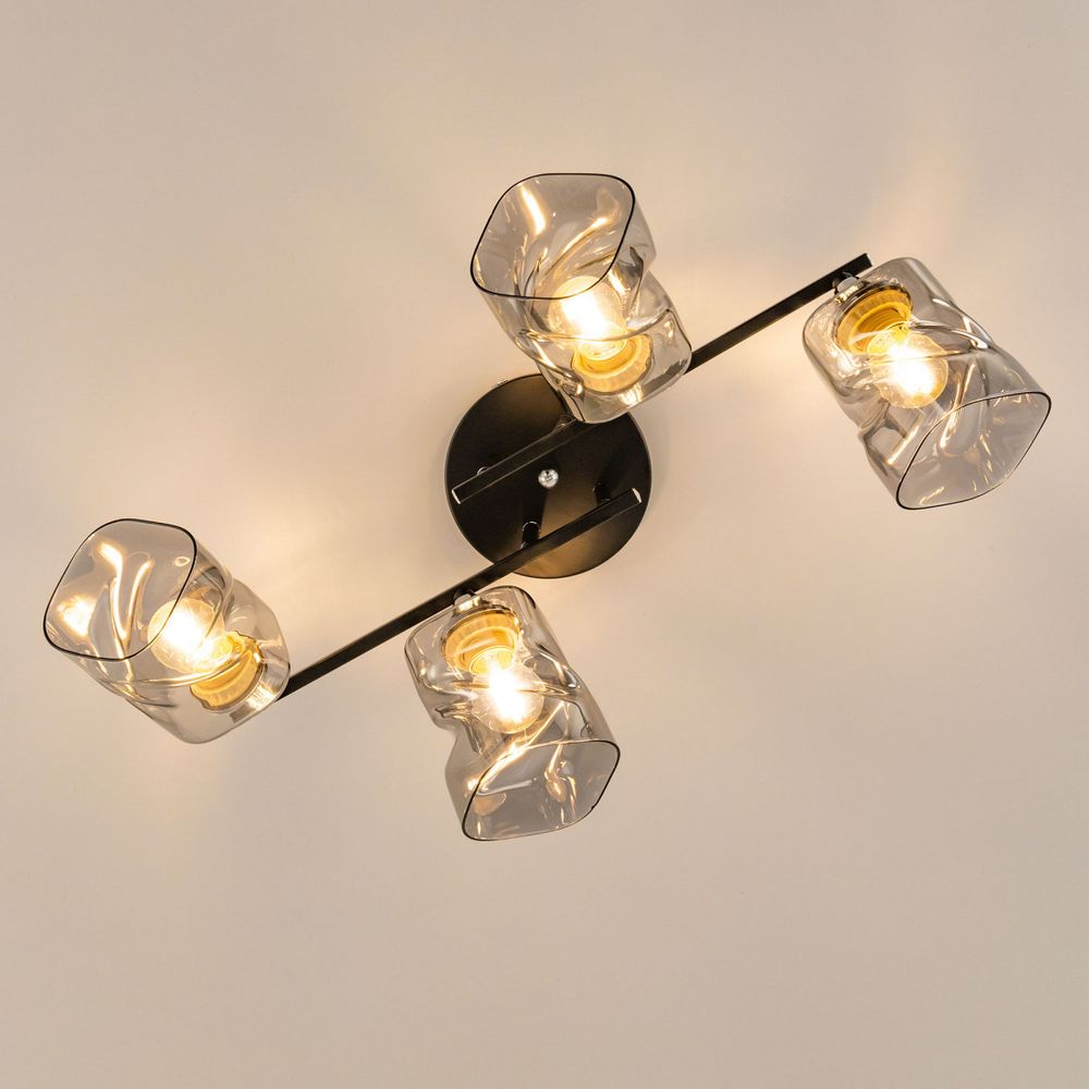 Citilux Клаус CL134145 Люстра потолочная Чёрная