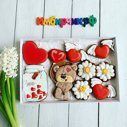 Имбирные пряники Любовь