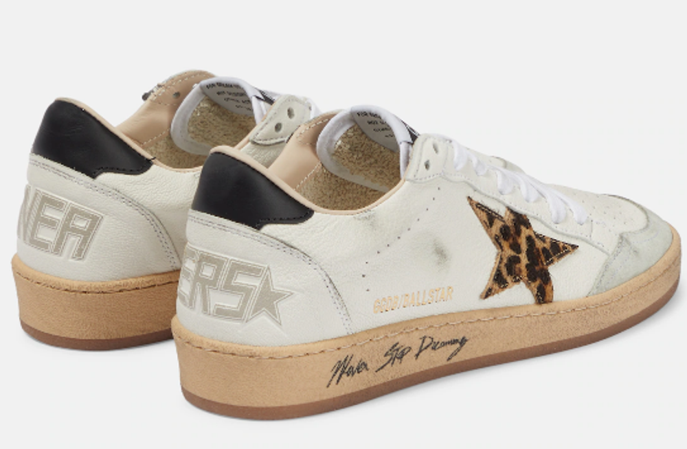 Кеды Golden Goose Ball star leather sneakers