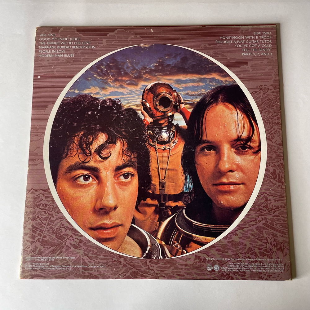 Винтажная виниловая пластинка LP 10 cc Тэн Си Си, Deceptive Bends (США 1977)