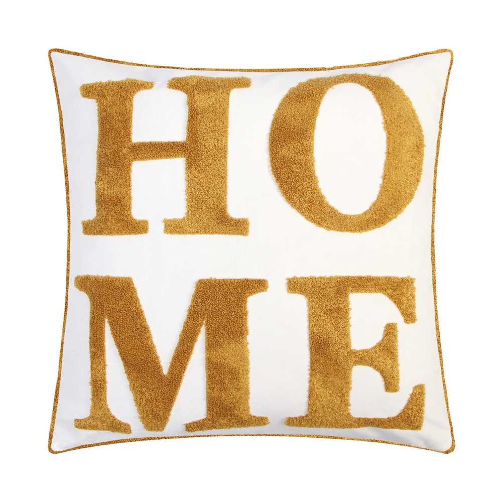 Наволочка декоративная Бохо Home, 45х45 см, цвет горчица