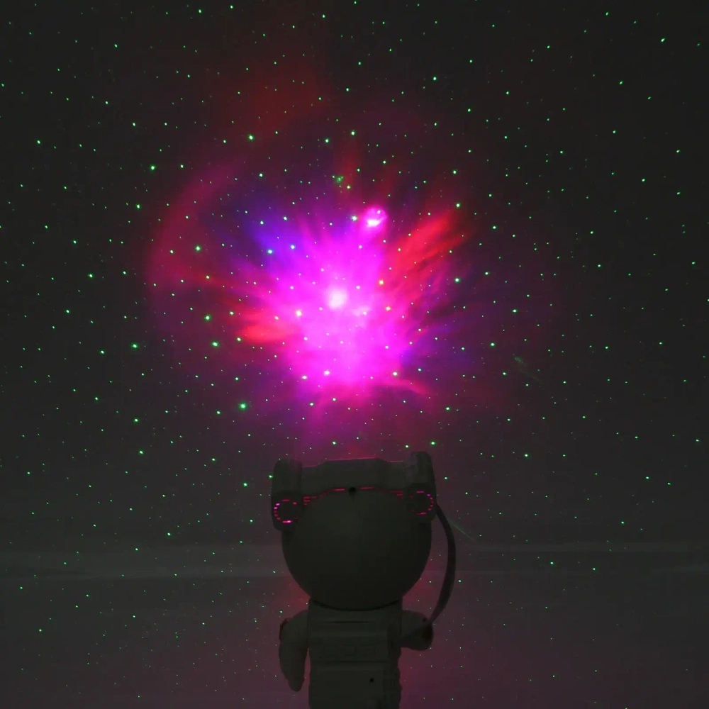 Световой прибор Лазер «В космос» 20*11,5*10 см, пульт д/у, питание от USB (DC)