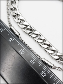 Браслет стальной "Пацифик" длина 20см.