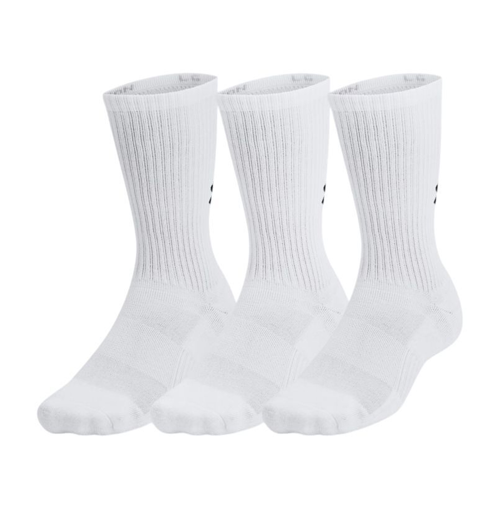 Теннисные носки Under Armour Training Cotton 3P - white/black