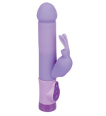 NMC Rabbit 16,5 см – фиолетовый силиконовый вибратор с клиторальным стимулятором