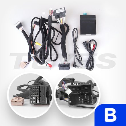 Комплект рамки с разъёмами 9" Audi Q5 2008-17 c джойстиком MMI (поддержка штат. меню) - Car-Smart 9561B