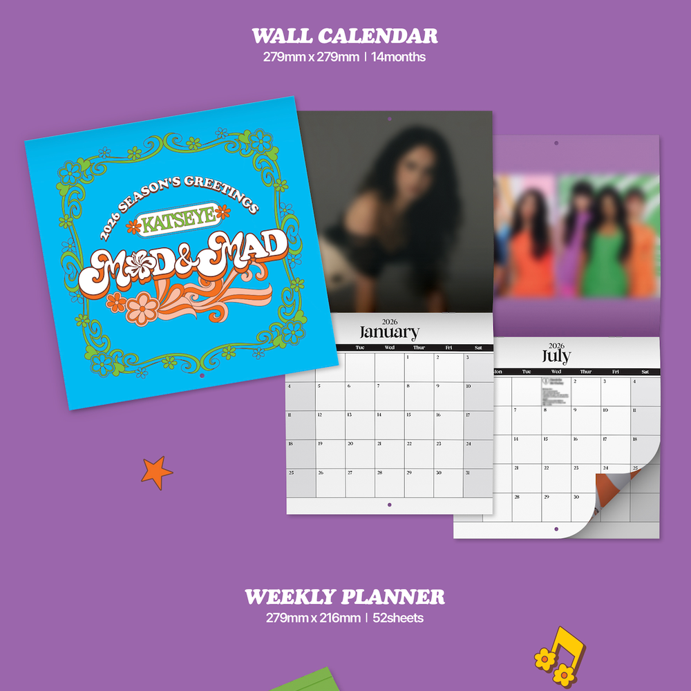 Набор KATSEYE - 2026 SEASON'S GREETINGS